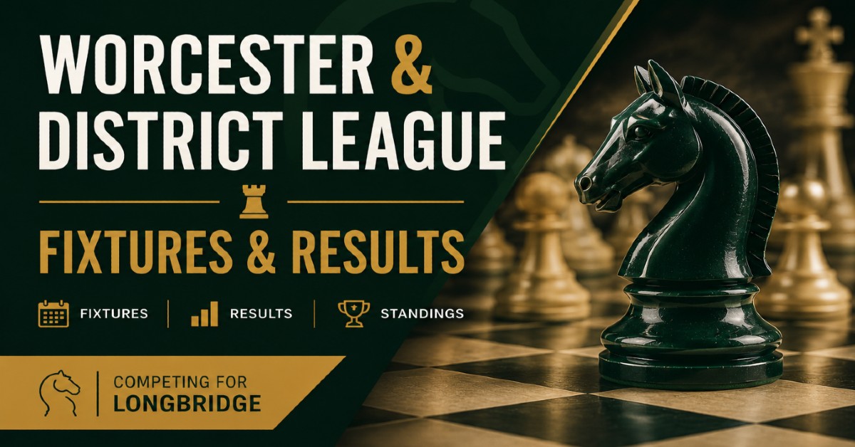 worcester and district chess, chess tournaments, chess clubs in birmingham, chess clubs south birmingham, longbridge chess club,